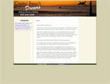 Tablet Screenshot of crystalbeachdreams.com